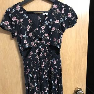 Flower short dress